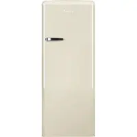 Amica Vollraumkühlschrank Retro "VKSR 354 155 B" 144 cm hoch 55 cm breit Viel Raum für Frische – leise, hell und flexibel sortiert