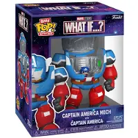 Funko POP! FK91388 - Marvel Bitty POP! Bots Figur WI- CA Mech w/Cap 11,7 cm - Neu
