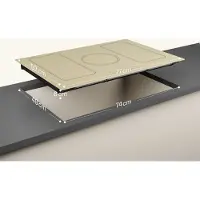 Klarstein Victoria Induktionskochfeld - 77cm, 5 Zonen & Flexzonen, 11500W Boost, Retro Design, Slider Touch, Timer, Kindersicherung, Restwärmeanzeige, Einbau Kochfeld Induktion
