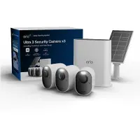Arlo Ultra 3 Security Camera 3-cam kit + Solar Panel