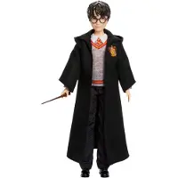 Mattel Harry Potter -Modepuppe im typischen Hogwarts-Gewand mit Zauberstab-Zubehörteil, vom Film inspiriert, Modepuppe, Männlich, 6 Jahr(e), Junge/Mädchen, 265 mm, Mehrfarbig