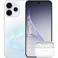 OPPO Reno15 5G Aurora White Box, 16,7 cm (6.59"), 8 GB, 512 GB, 50 MP, Android 16.0, Weiß