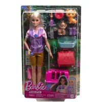 Barbie - Animal Rescue & Recovery - Playset With Blonde Doll, 2 Animal Figures & Accessories (HRG50)