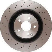 TRW Bremsscheibe DF6242S vorne, belüftet, perforiert, 1 Stück