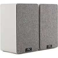 AVCOM 6" Regallautsprecher-Paar Weiß