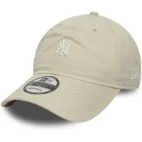 New Era MLB New York Yankees Mini Logo Washed 9Twenty Cap Beige || Größe OSFM/Men
