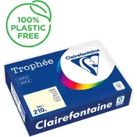 Clairefontaine Elfenbein A4 Farbiges Papier 210 g/m² (500 Blatt)