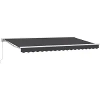 vidaXL Markisenrahmen Anthrazit 350 x 200 cm