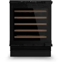 LES PETITS CHAMPS Weinkühlschrank CAVINTG48 Schwarz, 48 Flaschen, Kapazität 134L