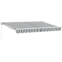vidaXL Markisenrahmen Anthrazit und Weiß 250 x 200 cm