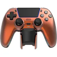 Deltaco Controller inkl. Ladestation Wireless orange PS5