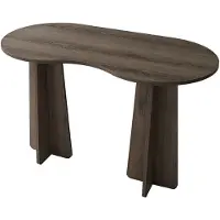 CALICOSY - Schreibtisch mit organisch geformter Tischplatte L120 cm COMO