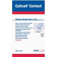 Leukoplast Cuticell Contact Silikon-Wundauflage 10 x 18 cm 5 Stück