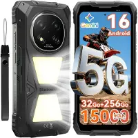 Blackview Rock 2 Pro (NFC - 6.67" - 256 Go, 8 Go RAM - 15000mAh) Noir
