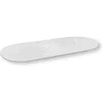 Lyngby Porcelæn - Lyngby Tura Ovale Servierplatte - White - 48x20 cm