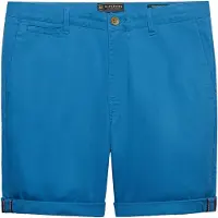 Superdry für Herren. M7110486A Premium Shorts blau (36), Lässig, Baumwolle