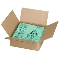 Proregal Klassische Kompostierbare Hundekotbeutel 600 Stück HxBxT 20 x 35 x 0,01 cm Grün