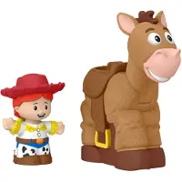 Mattel Little People Disney and Pixar Toy Story Bobbin' Bullseye & Jessie, 1,5 Jahr(e), Mehrfarbig, Kunststoff