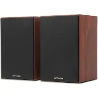 Muse M-610 SH, 2-Wege, 2.0 Kanäle, Verkabelt & Kabellos, 120 W, Schwarz, Holz