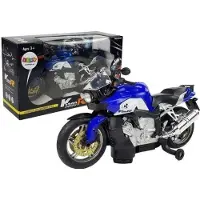 Leantoys Blauer batteriebetriebener Motor