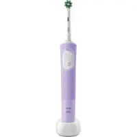 Oral-B Vitality Pro Elektrische wiederaufladbare Zahnbürste, 3 Modi, Drucksensor, 2-Minuten-Timer, 8 Tage Akkulaufzeit, Lila