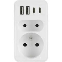 PLAST-ROL Dual-Splitter 2x USB + 2x USB C