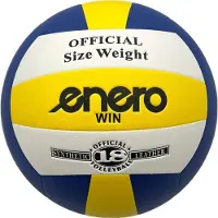 Enero Volleyball WIN in Blau, Weiß und Gelb, Ø 21 cm, 300g, für Innen- & Außenbereich