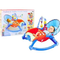 Leantoys Schaukelstuhl für geborene und Kleinkinder, bunt