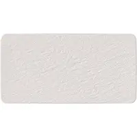 Villeroy & Boch Servierteller Manufacture Rock Blanc Rechteckig