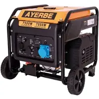 MAESTRO FERRETERO Inverter-Benzingenerator 7500 W mit Kiotsu Motor, Elektrostart und 12 V Ausgang