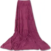 Bestgoodies Mikrofaser Decke Altrose Pflaume 210 x 280 cm