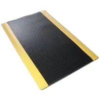 Karat Anti-Ermüdungsmatte Dyna-Protect Diamond 120 x 1400 cm Schwarz-Gelb