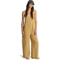 Billabong Jumpsuit "Only In Dreams", Damen, Gr. L, US-Größen, stone, Obermaterial: 100% Walkfrottier;, Overalls Jumpsuit
