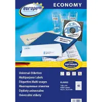 Biurfol ETIKETTEN A4 von AVERY ECONOMY 48,5 x 25,4 mm 4000 ETIKETTEN