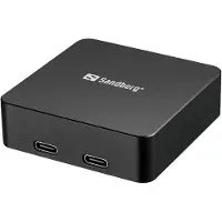 Sandberg 421-28, 5000 mAh, Kabelloses Aufladen, 20 W, Schwarz