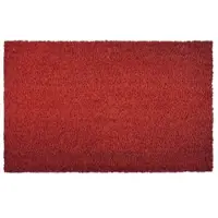 Karat Kokosmatte Eingangsmatte Fußabtreter nach Maß Rot 24 mm 200 x 200 cm