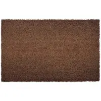 Karat Kokosmatte Eingangsmatte Fußabtreter nach Maß Braun 17 mm 100 x 100 cm