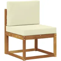 vidaXL Outdoor Mittelsofa Massivholz Akazie
