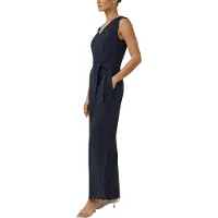 s.Oliver Black Label Overall mit V-Ausschnitt, mit Gürtel