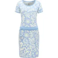 Ragwear Sommerkleid "Minikleid Baomi Summer YOUMODO", Damen, Gr. XL, N-Gr, blau (arctic blau), Obermaterial: 100% Baumwolle CO., Kleider Sommerkleid