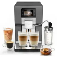 Krups EA879N Intuition Experience Hot&Cold Kaffeevollautomat Titan