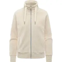 Ragwear Sweatjacke "Ronette Cordy" Zip-Jacke aus weichem Kord und hohem Kragen