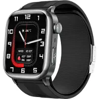 INF Smartwatch mit Blutdruckmessung, EKG & Bluetooth-Anruf, 2.06 Zoll Schwarz