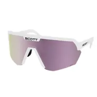 SCOTT Sport Shield Sonnenbrille white matt AMP lavender chrome S3
