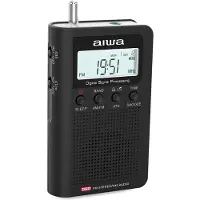 Aiwa RSD-45BK, Tragbar, AM, FM, LCD, 3,5 mm, Schwarz, Scrollen