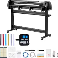 Vevor Vinylschneidemaschine mit 135 cm max. Zufuhrbreite &amp; Doppelklingen &amp; LED-Anzeige