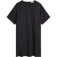 Marc o'polo Sommerkleid DENIM, Damen, Gr. M, N-Gr, blau depths, Web, Obermaterial: 100% Lyocell, relaxed fit kniefrei, Rundhals, Kleider Sommerkleid, relaxed aus LENZING Lyocell