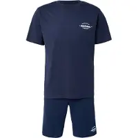 Jack & Jones Set T-Shirt und Shorts Brandon 12298184 Dunkelblau Regular Fit