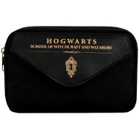 Harry Potter - Hogwartsschild-Schreibmäppchen, Nylon, PolyurethanCD2068 (Einheitsgröße) (Schwarz)