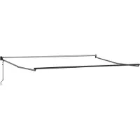 vidaXL Elektrisches Markisenrahmen Anthrazit 4 x 2 m Aluminium